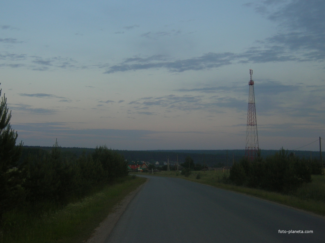 Въезд в Черноусово