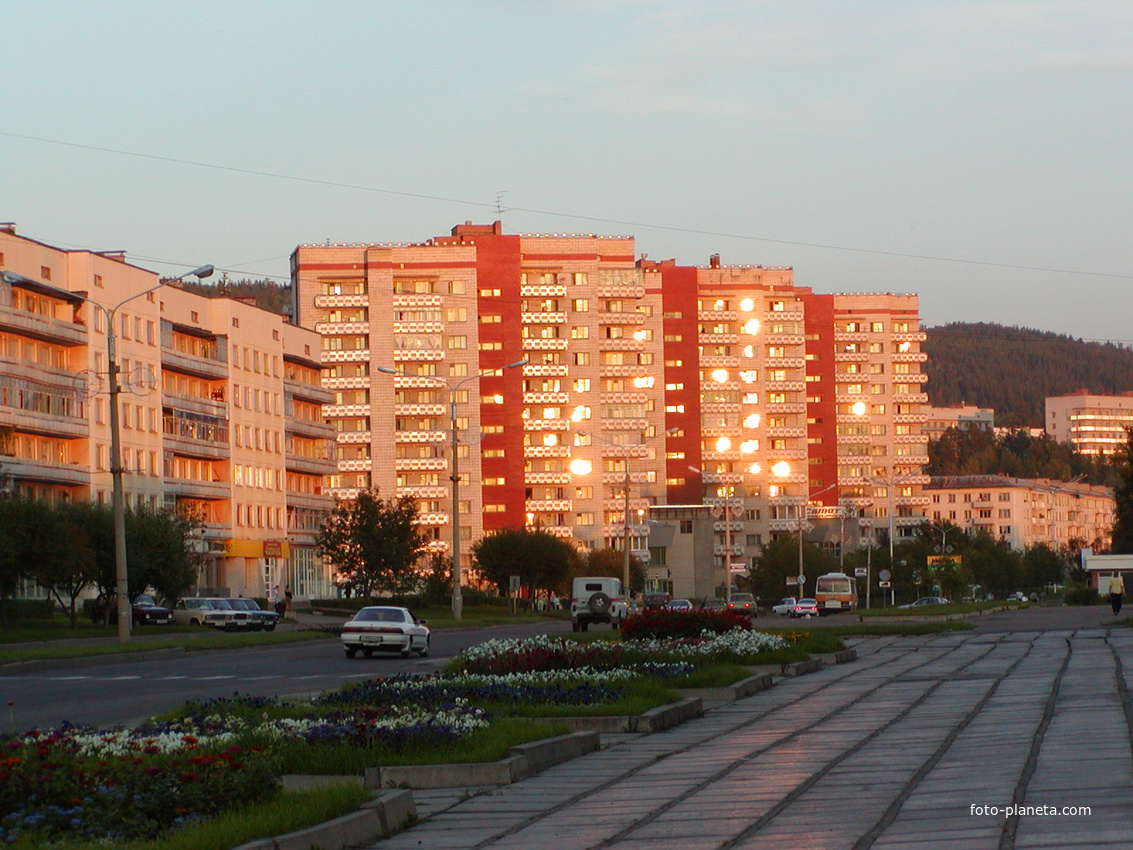 ул.Курчатова перед кольцом