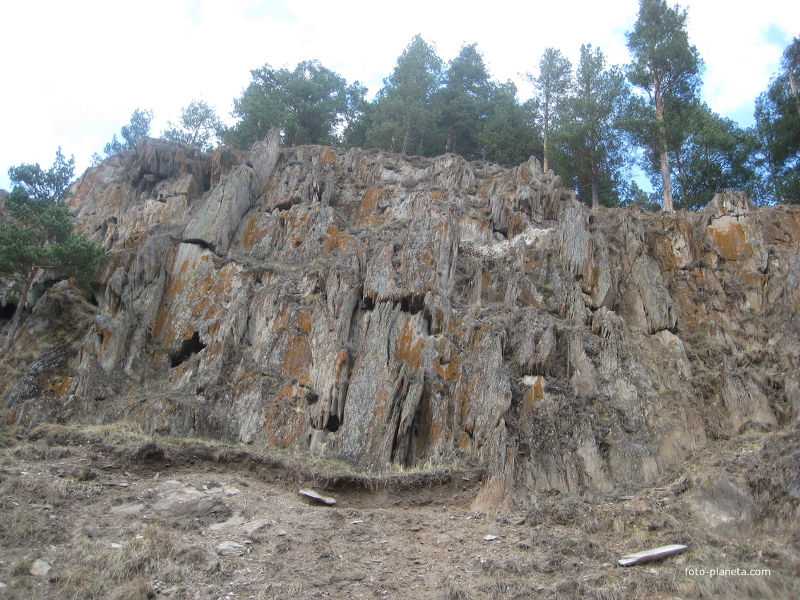 Шушпа.Утес.