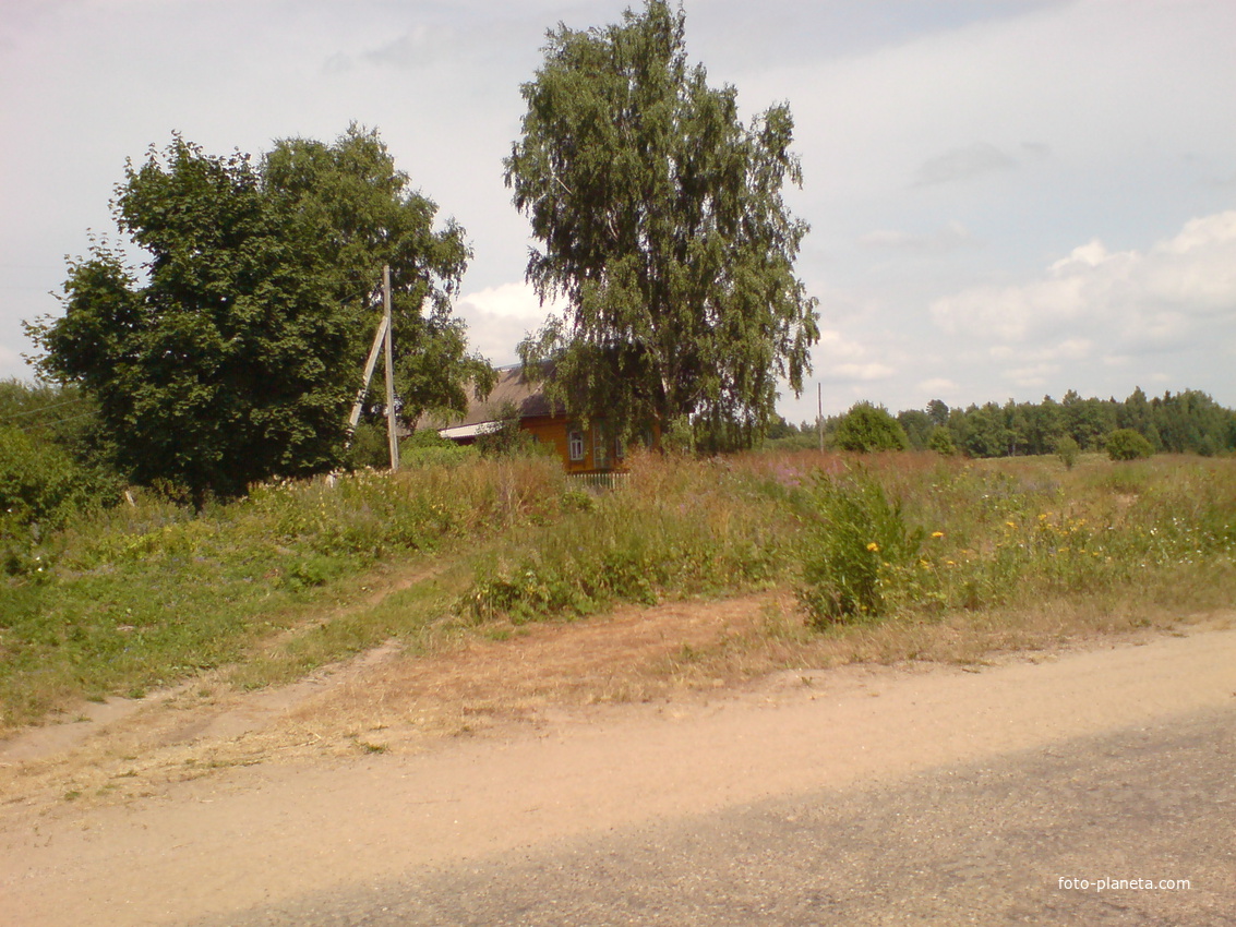 Дом при въезде в Душилово