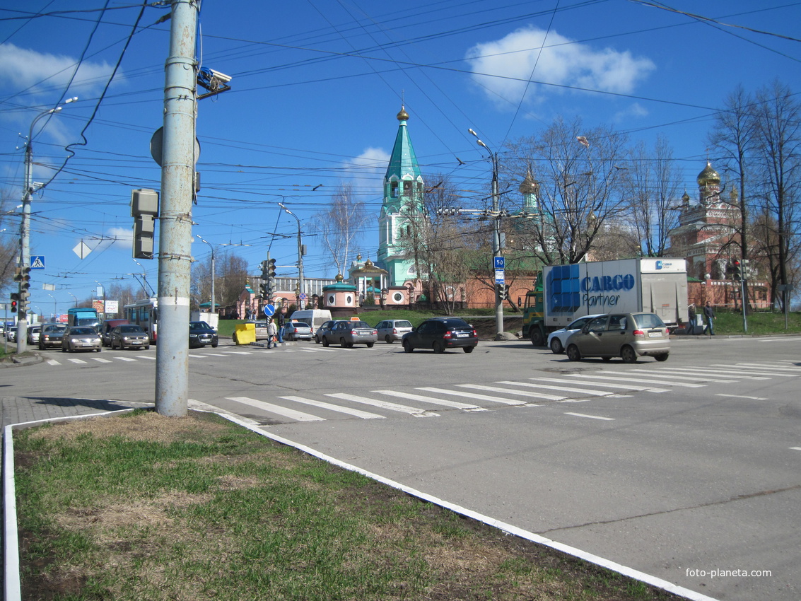 Перекресток улиц Удмуртская и Советская