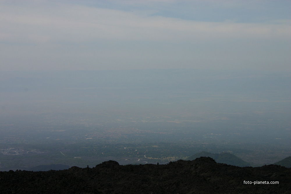 Этна. Вид на Катанию