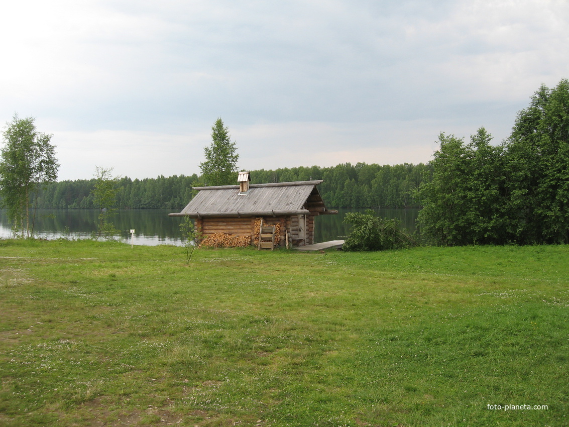 Верхние Мандроги - туристическая деревня. Банька