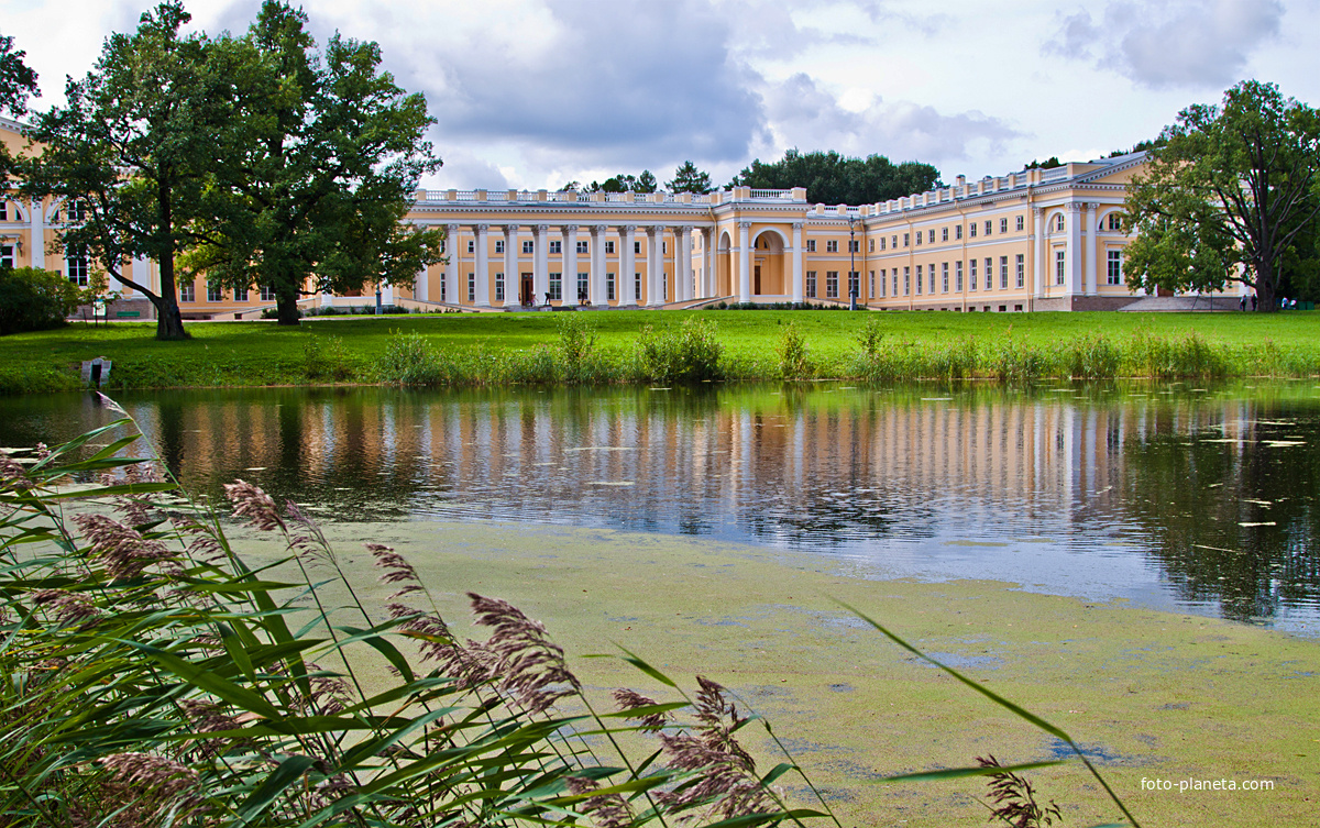 Фасадный пруд и Александровский дворец