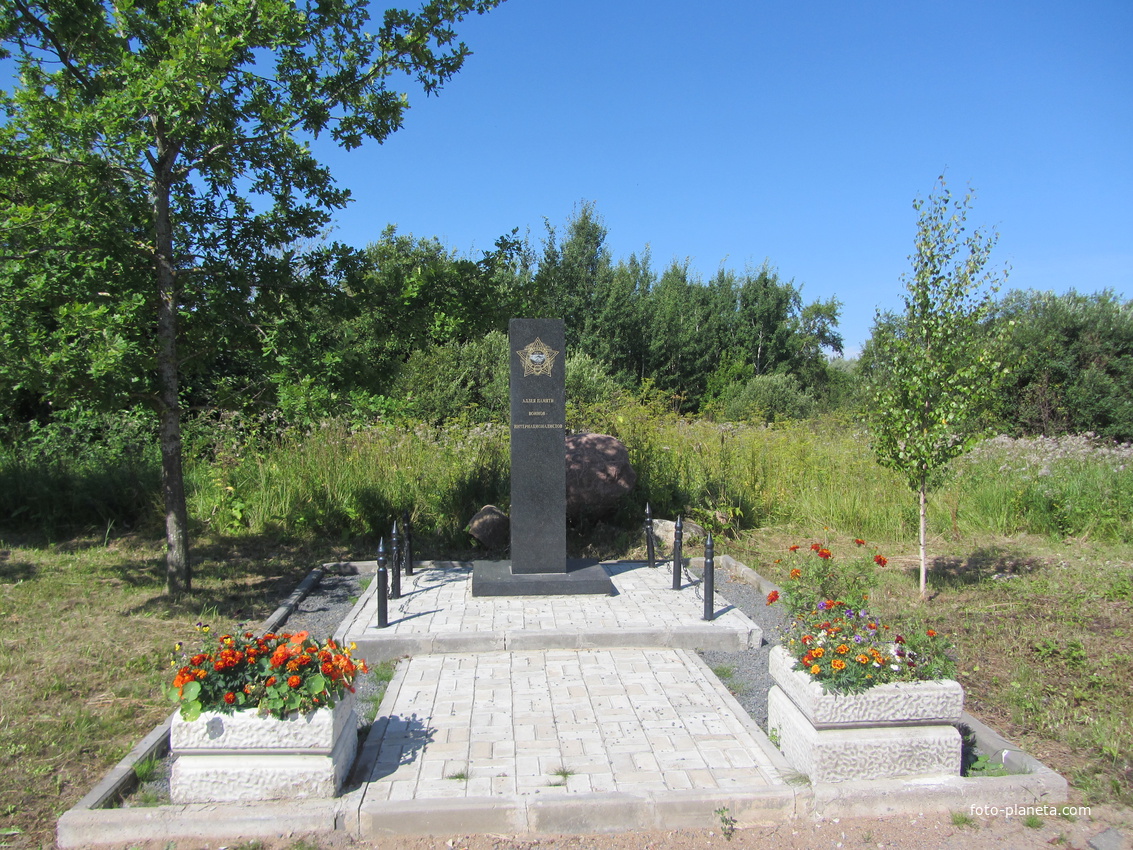 ул. Гагарина, аллея памяти Войнов-интернационалистов