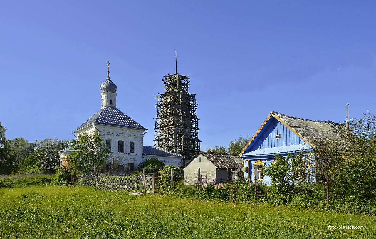 Село Ковалёво.Богоявленская церковь.