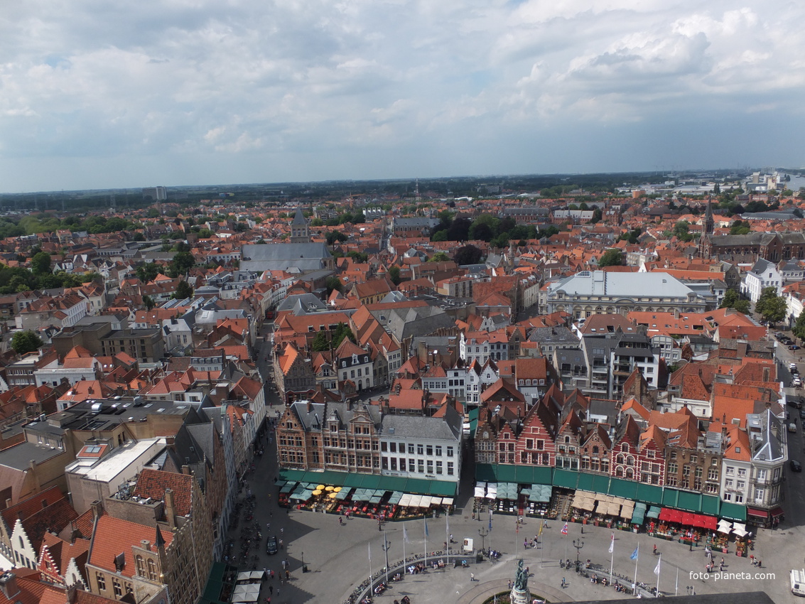 Brugge. View of Grote Markt
