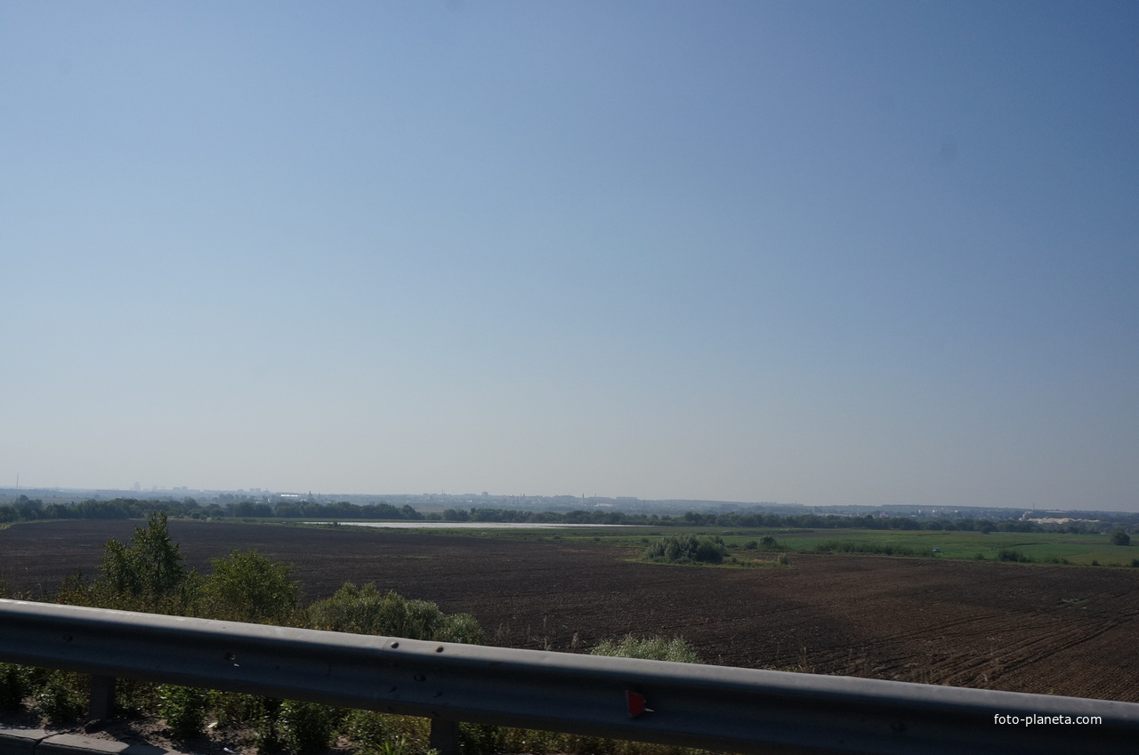 Долина реки Москва, панорама Коломны