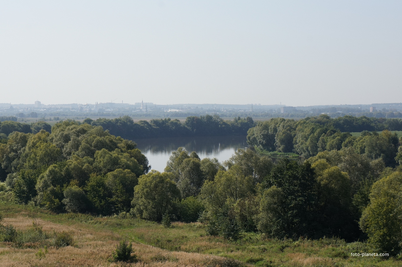 Москва река на фоне Коломны
