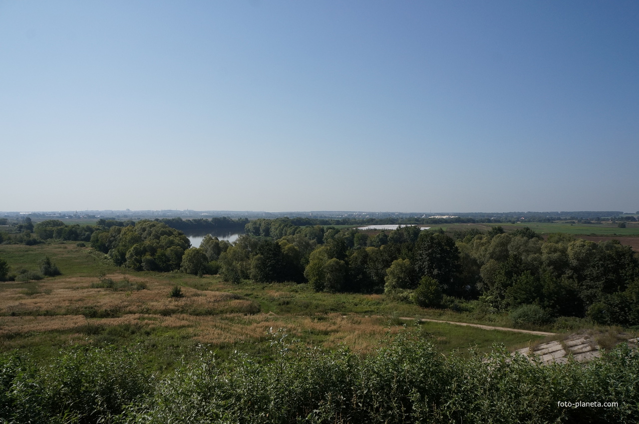 Панорама Коломны, Москва река