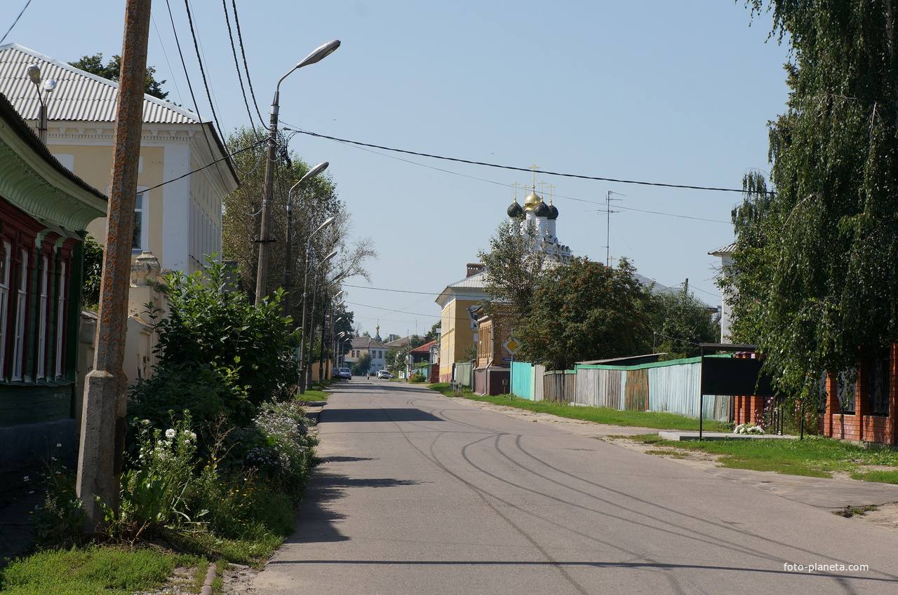Посадская улица старой Коломны