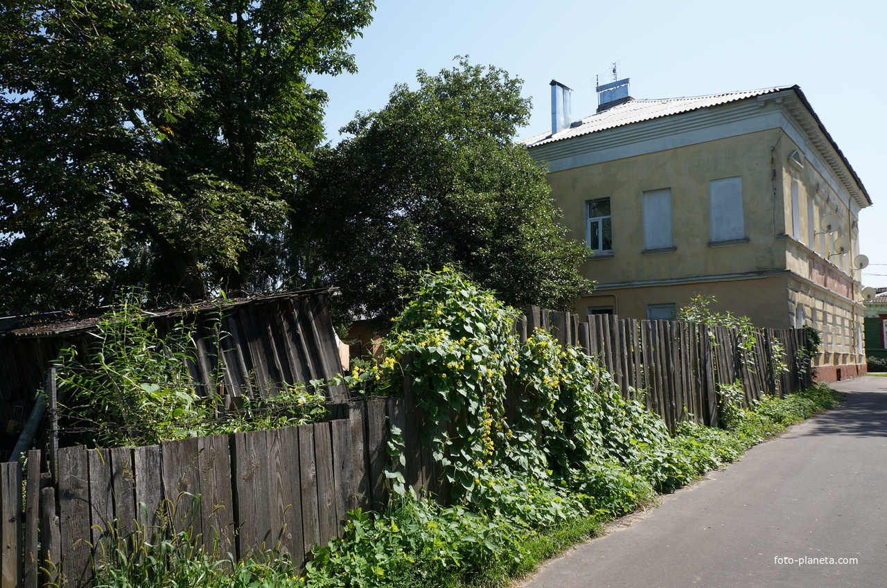 Деревянный забор