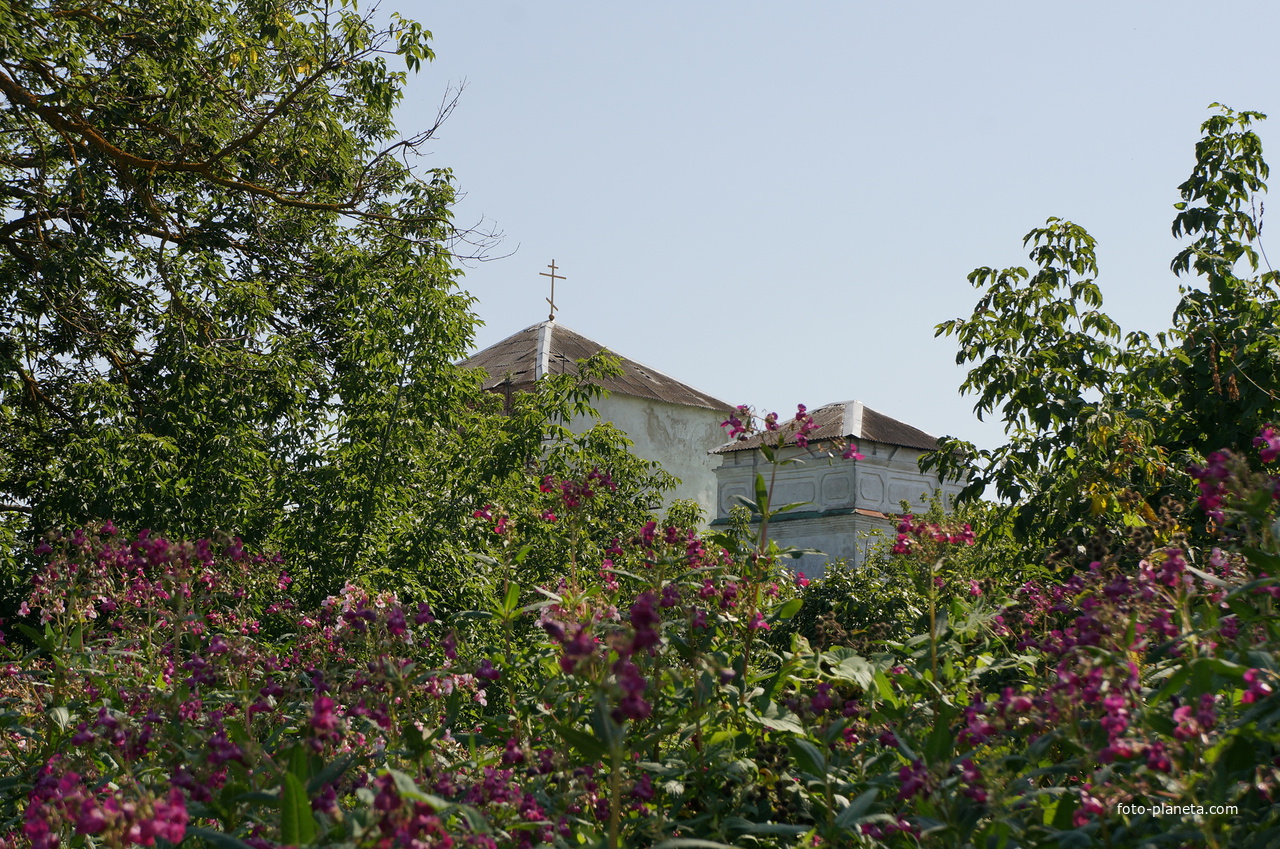 Никитская церковь с берега Москвы реки