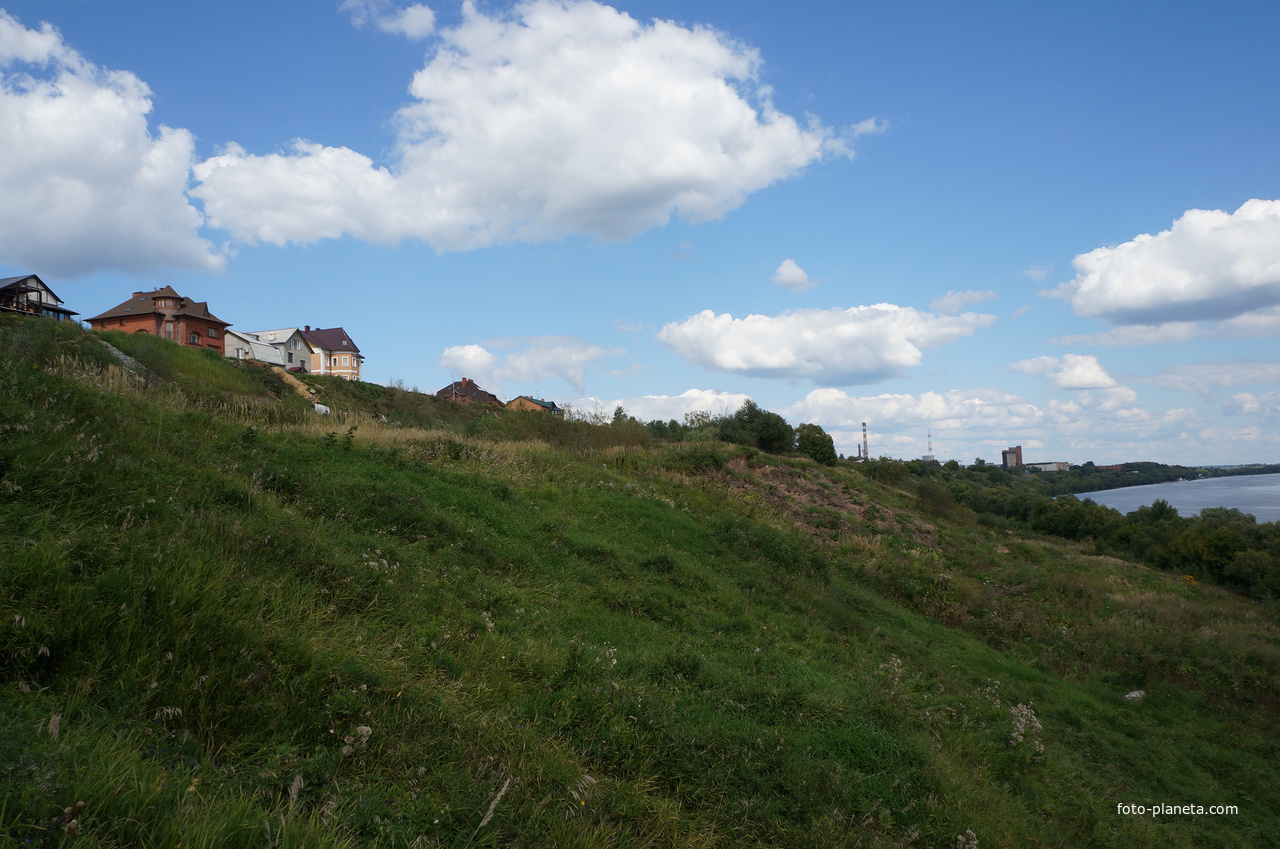 Берег Оки в посёлке имени Кирова, Коломна