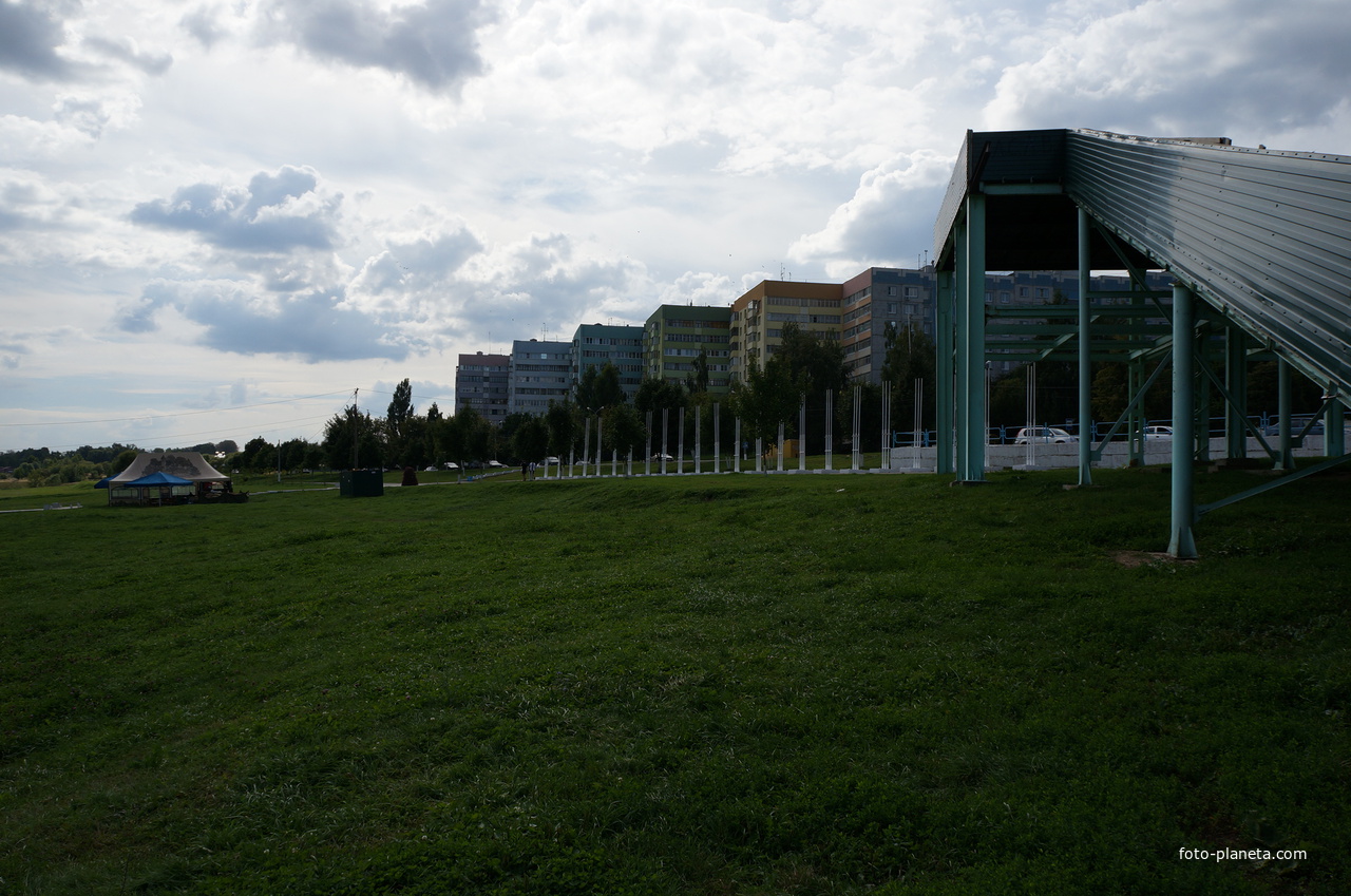 Набережная Оки в Колоине