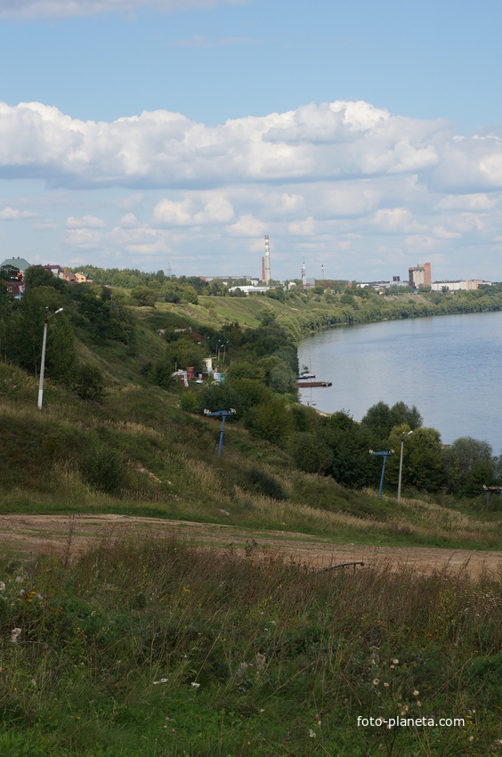 Вид на промзону Коломны