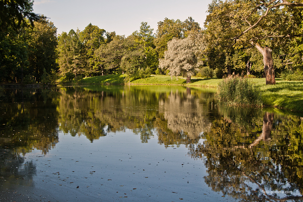 Вид на Детский пруд в Александровском парке