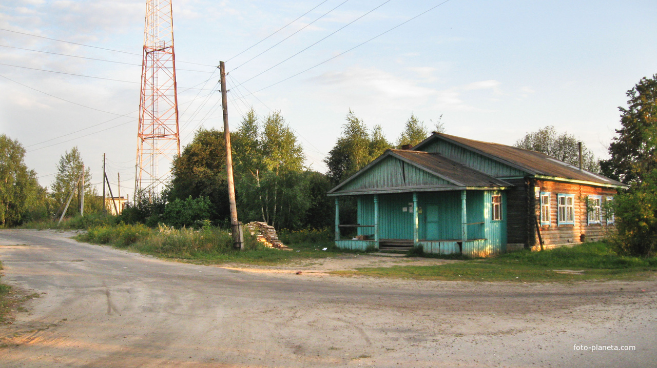 д. Пелегово (ул. Школьная. Магазин)