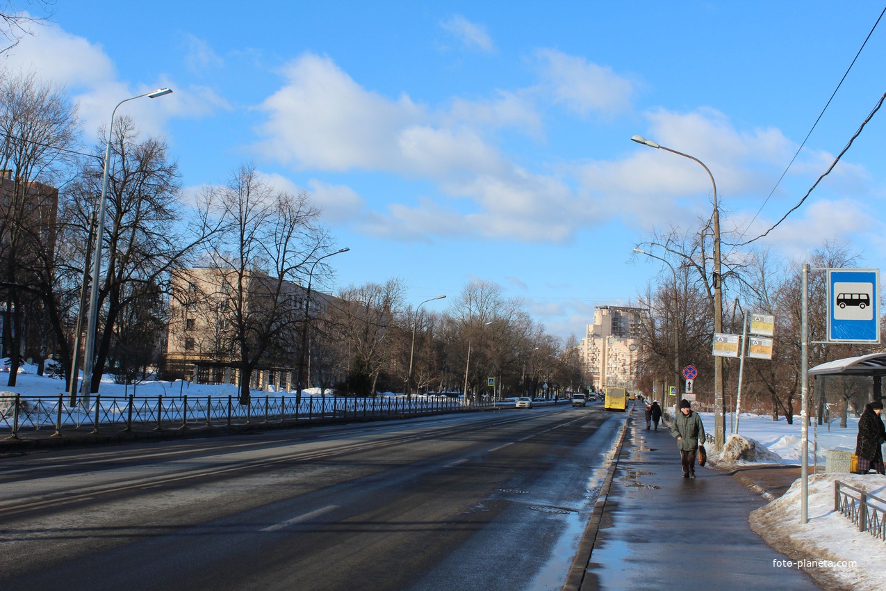 Улица Володарского в марте