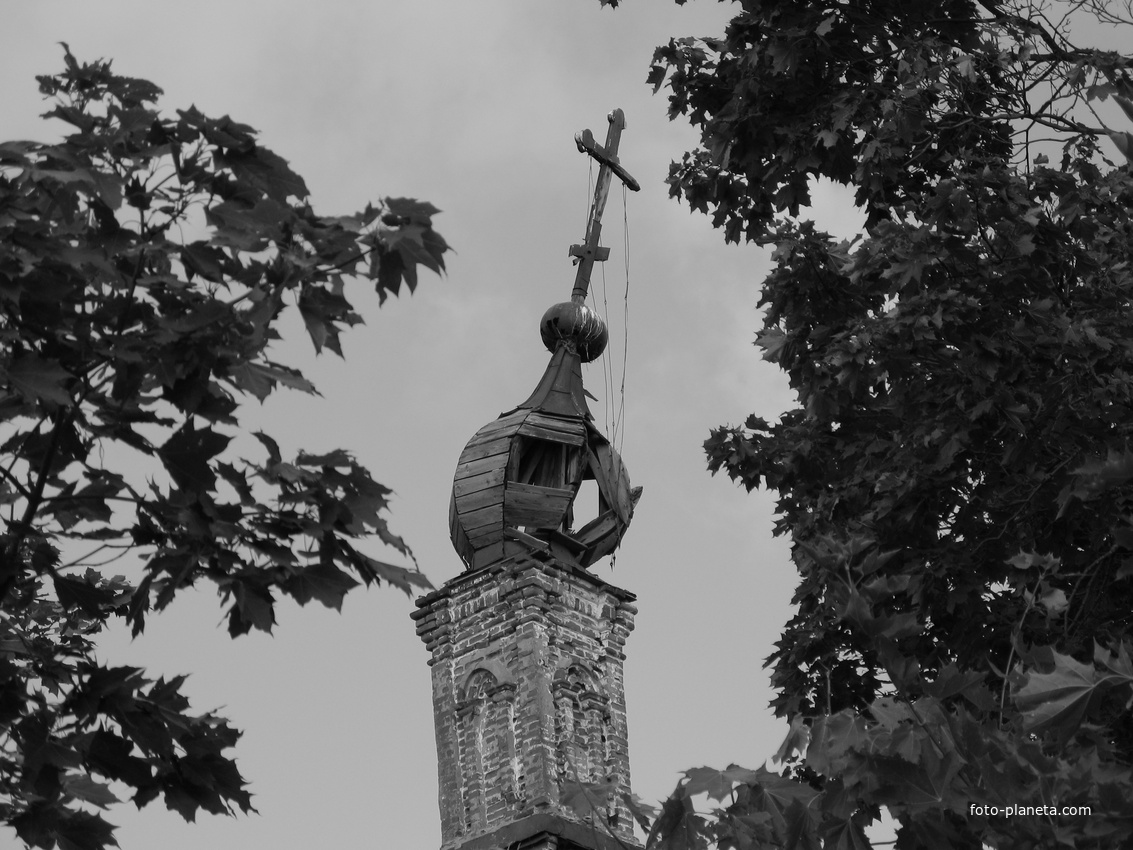 Купол церкви в Новоникольском