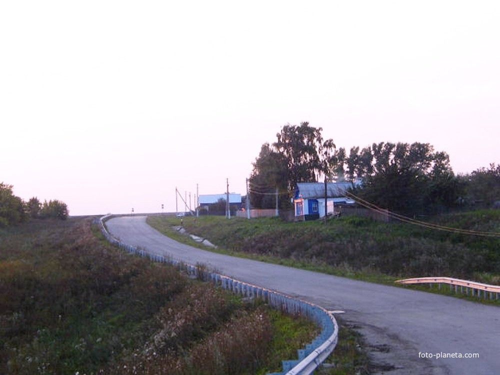 вьезд в село