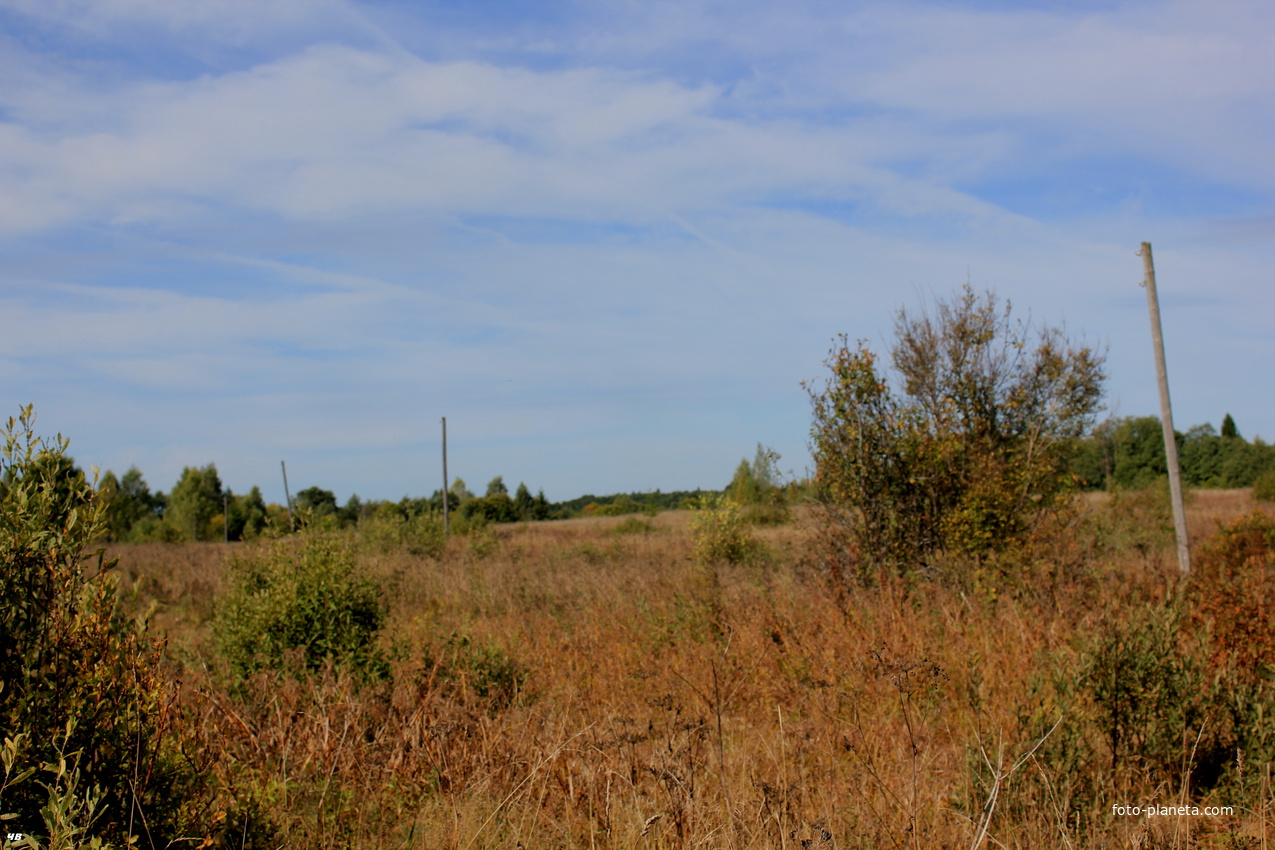 На подьезде к дер Гирино от Лишутино