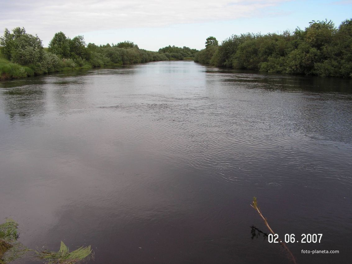 Река Западная Двина в Кавалях