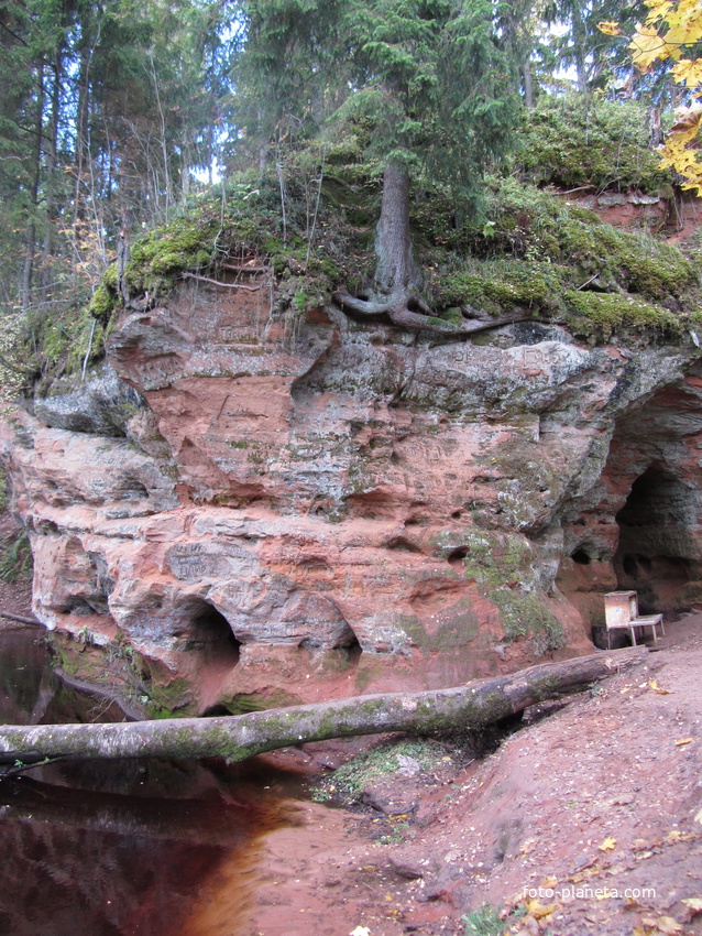 Карстовые песчаные отложения в Рождествено
