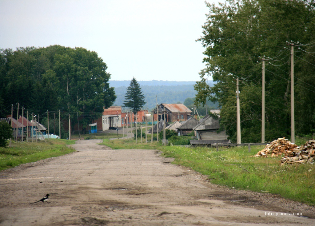 Село Ступишино Кемеровской обл. Улица Кирова.