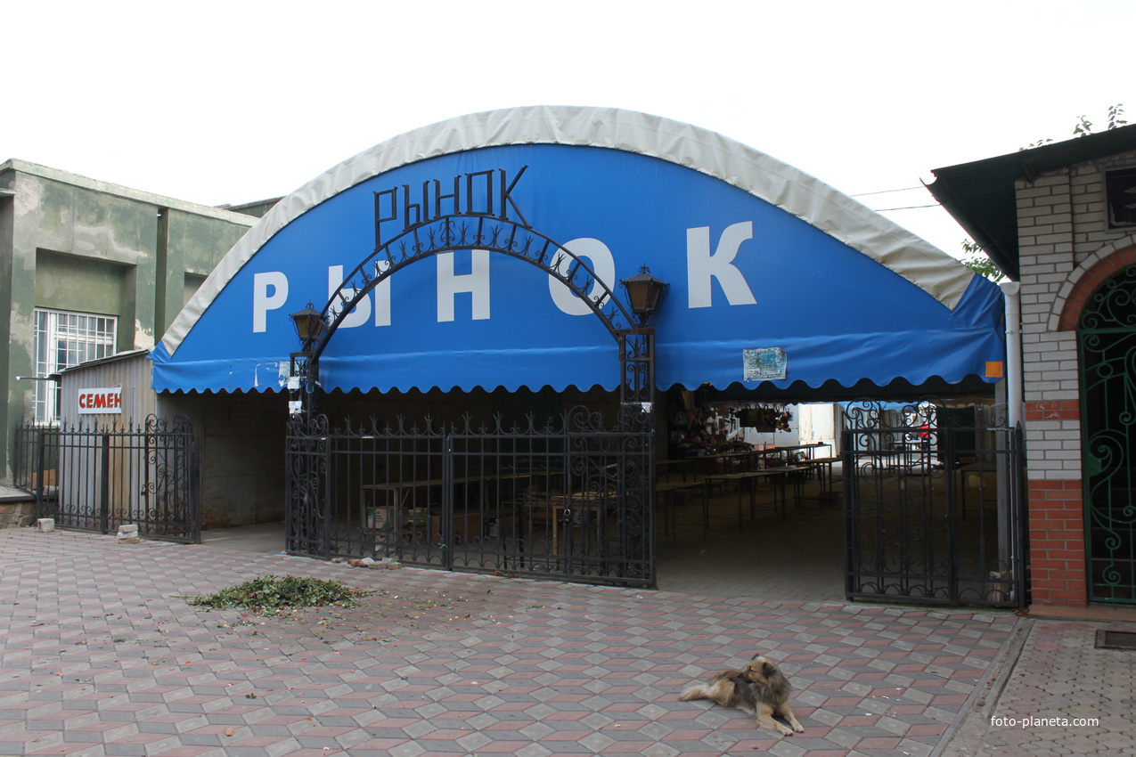 Приморск. Центральный рынок.