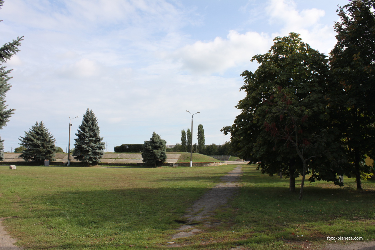 Приморск. Стадион.