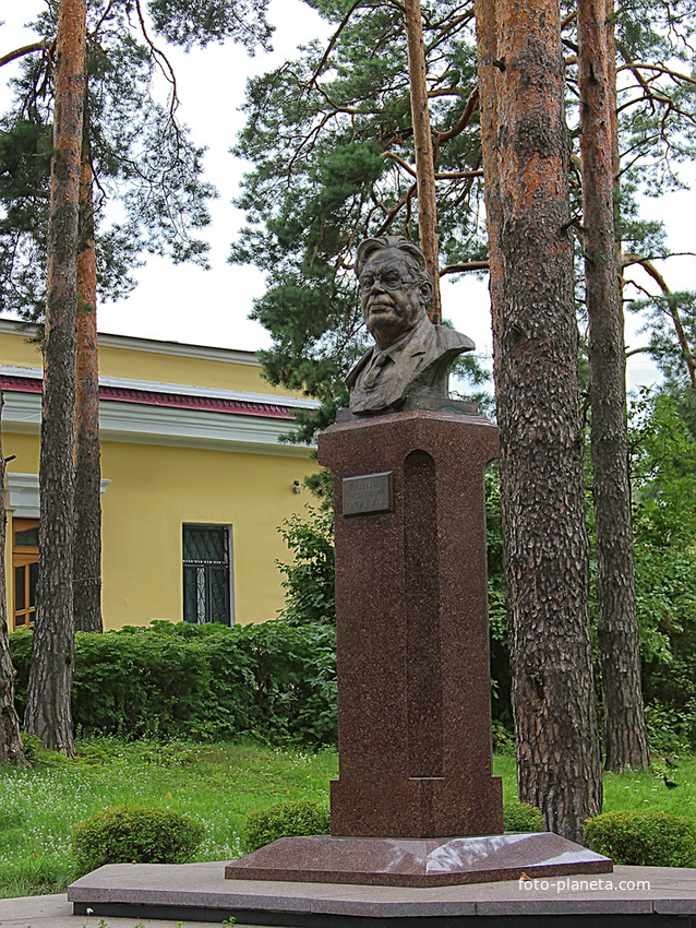 Памятник Н.Н.Боголюбову в Наукограде, г.Дубна