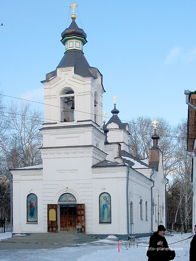 Михайловское кладбище. Всехсвятская церковь