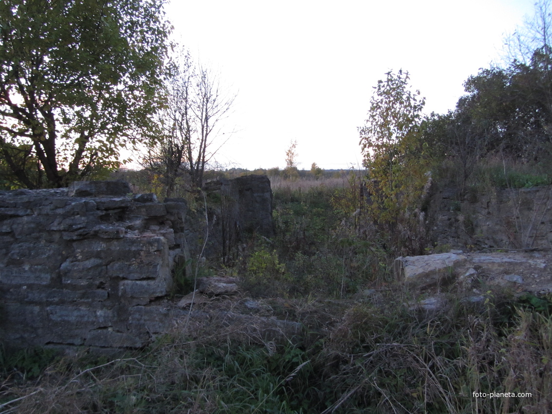 Чернавино, руины монастыря