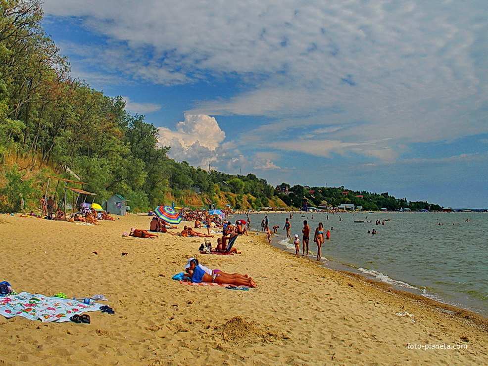 Пляж Юрьевки