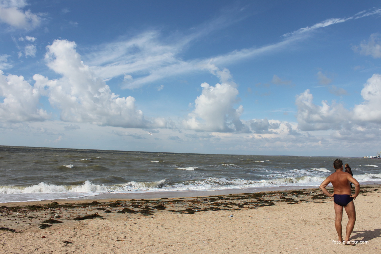 Бердянск. Центральный пляж.