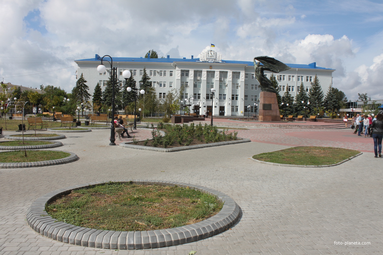 Бердянск. Центральная площадь.
