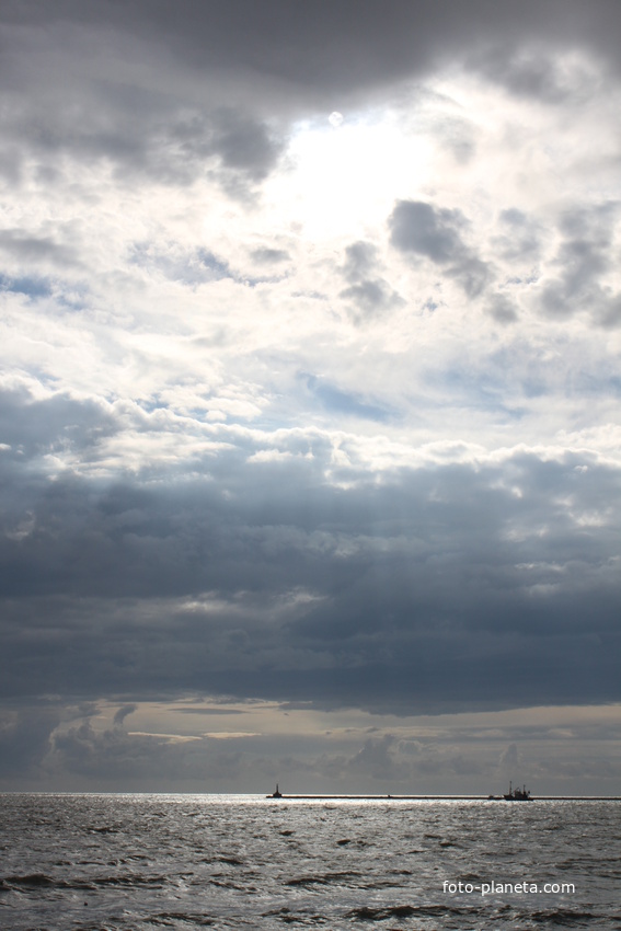 Бердянск. Вид на море с Приморской площади.