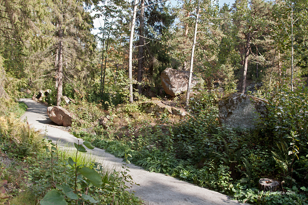 Камни в парке