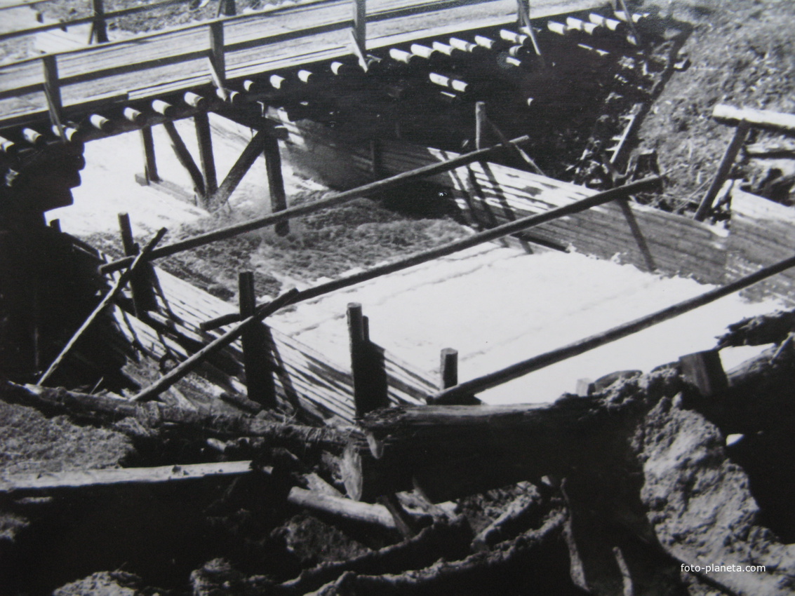 Нювчим 1974 мостик у запруды
