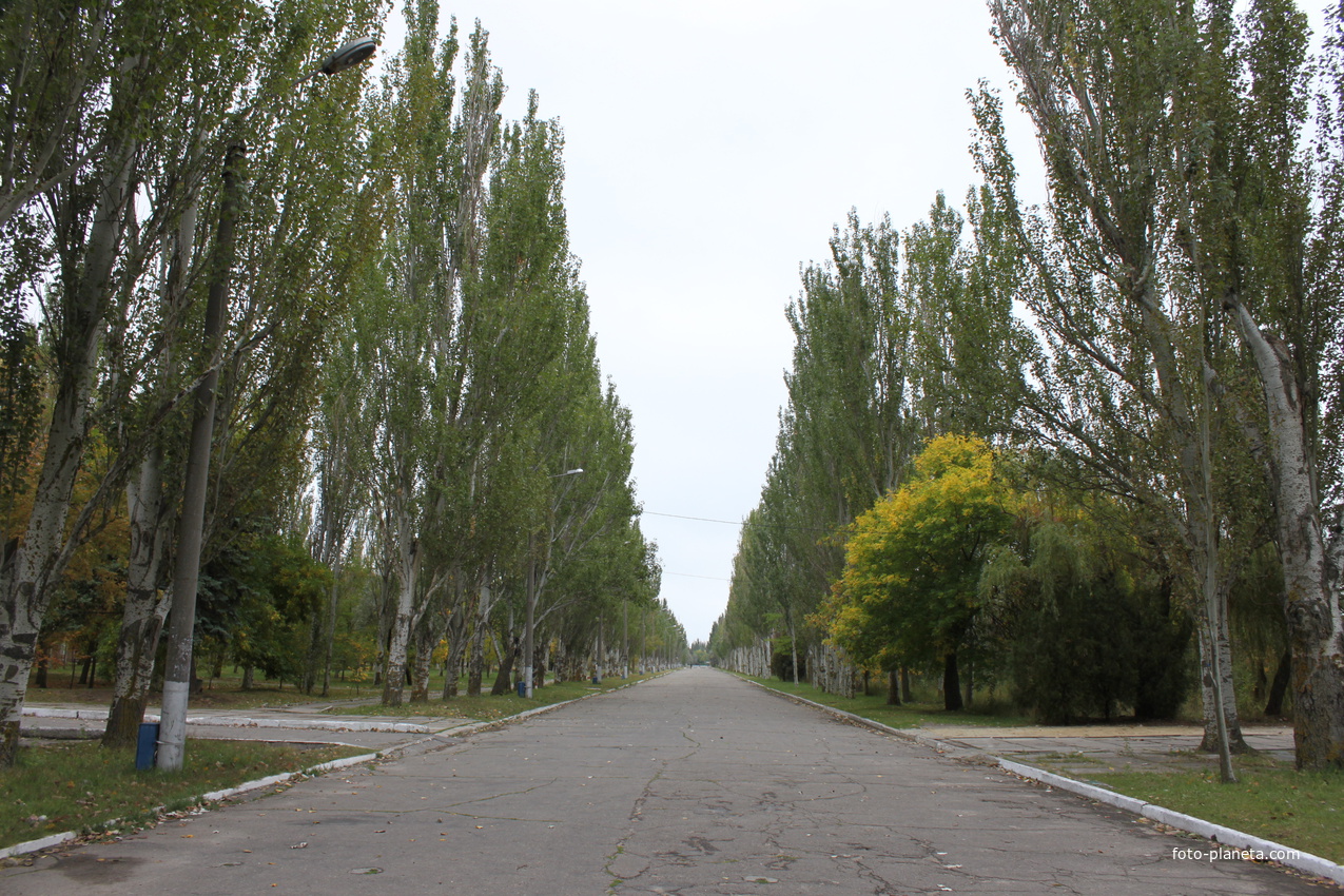 Бердянск. Территория санаторя "Лазурный".