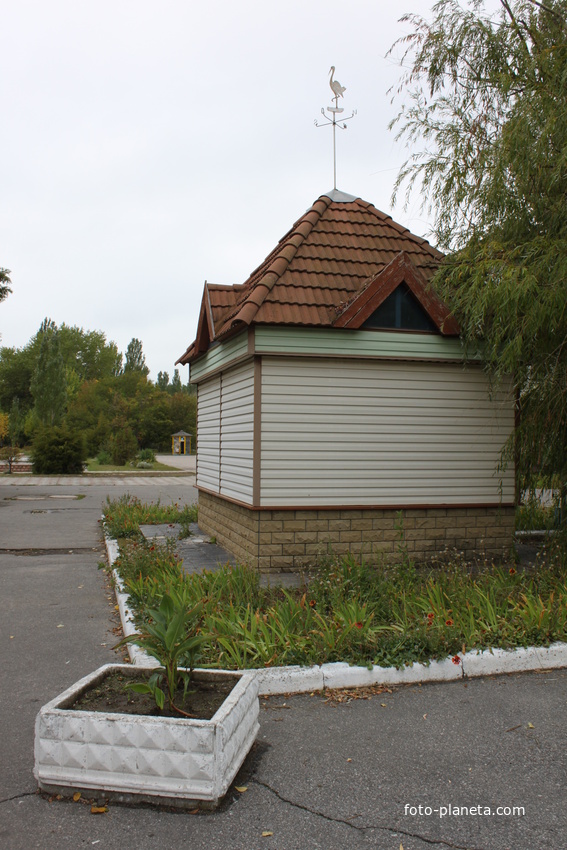 Бердянск. Территория санаторя "Лазурный".