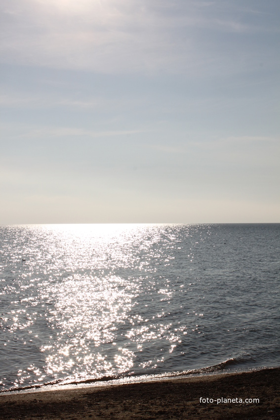 Бердянск. Вид с центрального пляжа.