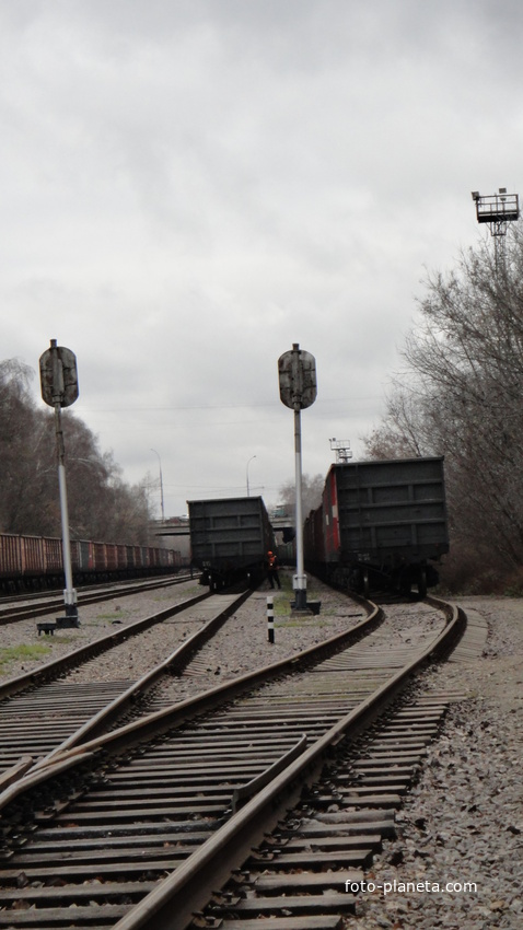 Станция жд ветки Московского коксового завода