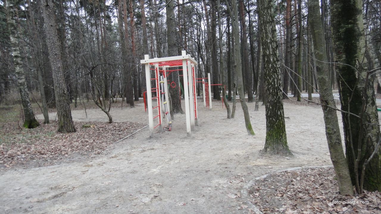 Детская площадка в Загорьевском парке