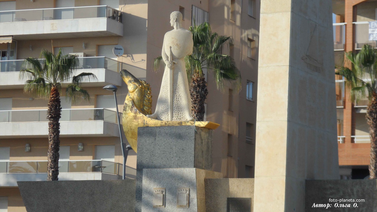Салоу, Памятник королю Жауме I на бульваре в его честь