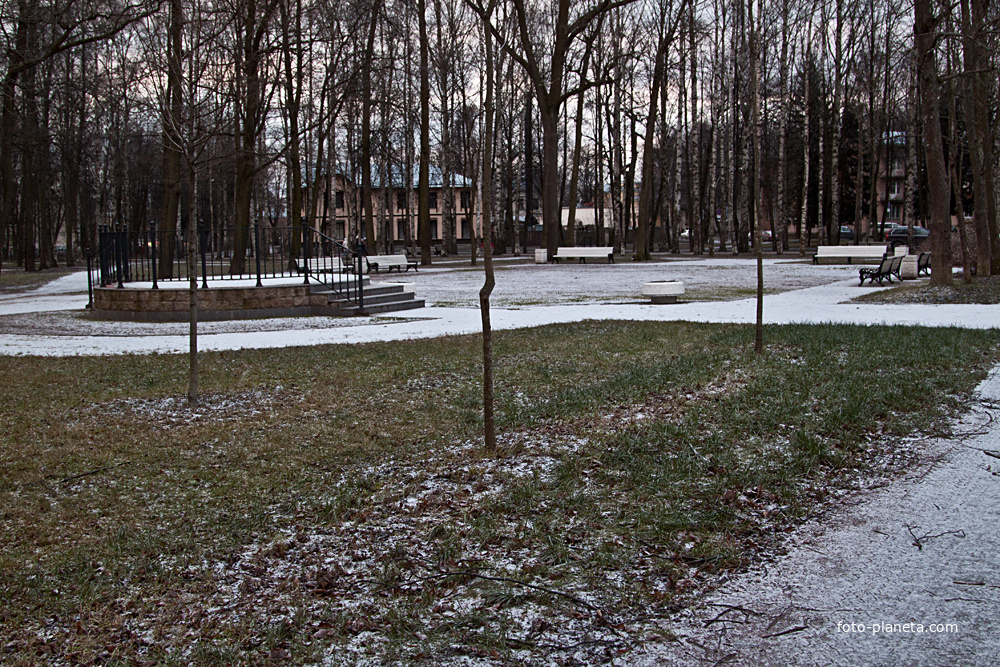 Сквер в Павловске