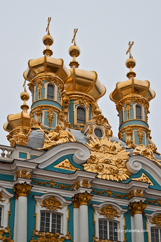 Церковный флигель Екатерининского дворца