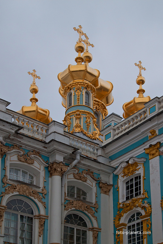 Церковный флигель Екатерининского дворца