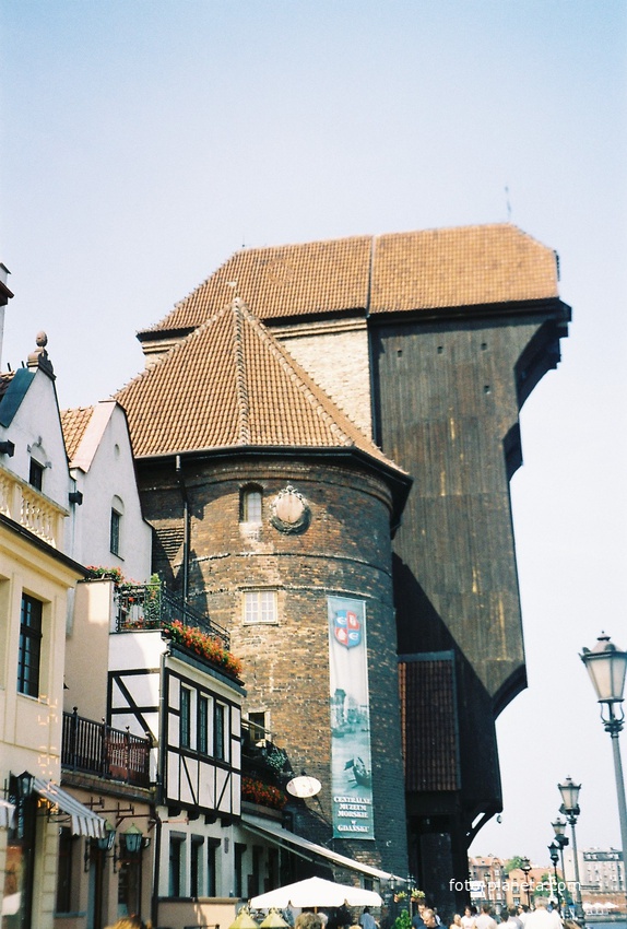 Гданьск, фрагмент лифта в исторической части